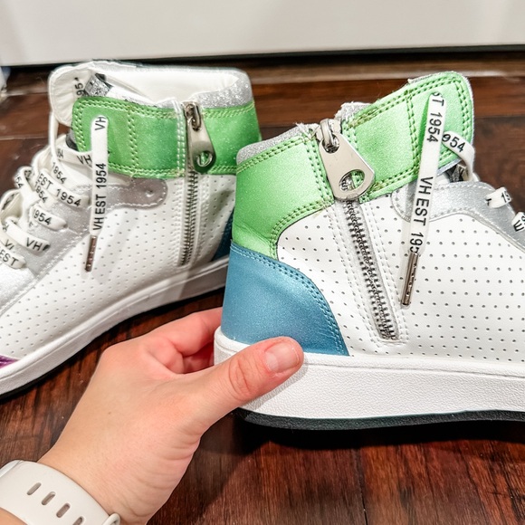 Vintage Havana, DREAM 11- MULTI MIX High Top Sneakers, Size 10, NEVER WORN - Picture 8 of 11